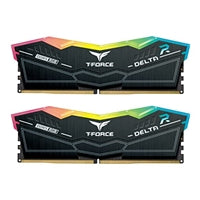 TEAMGROUP T-Force Delta RGB DDR5 Ram 32GB Kit (2x16GB) 5600MHz (PC5-44800) CL36 Desktop Memory Module Ram Black for 600 Series Chipset TEAMGROUP T-Force Delta RGB DDR5 Ram 32GB Kit (2x16GB) 5600MHz (PC5-44800) CL36 Desktop Memory Module Ram Black for 600 Series Chipset